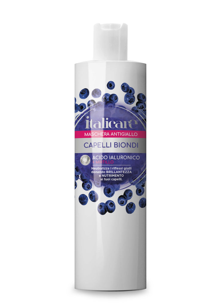 Hyaluronsäure Blaubeer Haarshampoo + Haarmaske - Anti-Gelbstich 2x 300ml