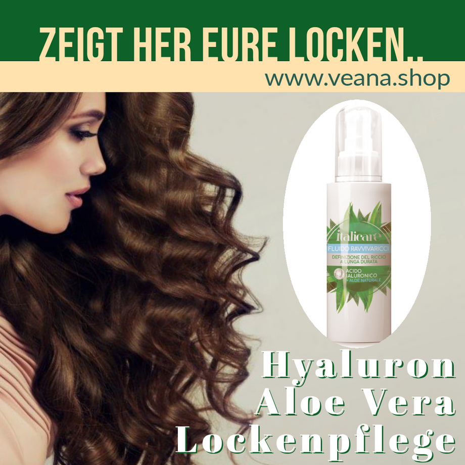 Die Hyaluron Aloe Vera Lockenpflege mit pflegendem Aloe Vera Extrakt – Veana